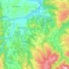 Mappa topografica Valfornace, altitudine, rilievo