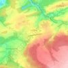 Mappa topografica Le Roux, altitudine, rilievo
