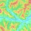 Mappa topografica Vatra Dornei, altitudine, rilievo