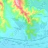 Mappa topografica Soave, altitudine, rilievo