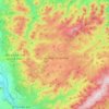 Mappa topografica Clausthal-Zellerfeld, altitudine, rilievo