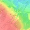 Mappa topografica Большое Забородье, altitudine, rilievo