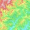 Mappa topografica Bozioru, altitudine, rilievo