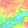 Mappa topografica Капорки, altitudine, rilievo