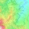 Mappa topografica Campoli del Monte Taburno, altitudine, rilievo