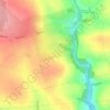 Mappa topografica Lisgoold East, altitudine, rilievo