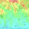 Mappa topografica Nar Nar Goon North, altitudine, rilievo