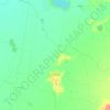 Mappa topografica Oaklands, altitudine, rilievo