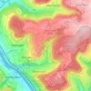 Mappa topografica Bietzen, altitudine, rilievo