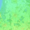 Mappa topografica Ichenheim, altitudine, rilievo