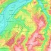 Mappa topografica 54296, altitudine, rilievo
