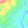 Mappa topografica Dornelas, altitudine, rilievo