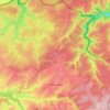Mappa topografica Rocherath, altitudine, rilievo