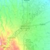Mappa topografica Santa Cruz de la Sierra, altitudine, rilievo