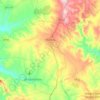 Mappa topografica Mandas, altitudine, rilievo