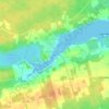 Mappa topografica Rural Municipality of Murray River, altitudine, rilievo