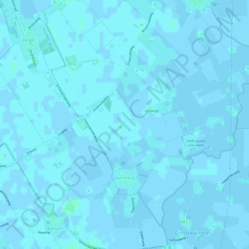Mappa topografica Leermens, altitudine, rilievo