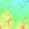 Mappa topografica Shire of Loddon, altitudine, rilievo