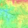 Mappa topografica Norton Canes, altitudine, rilievo