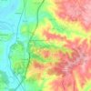 Mappa topografica Souto da Carpalhosa e Ortigosa, altitudine, rilievo