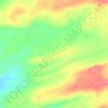 Mappa topografica Cloonkett, altitudine, rilievo