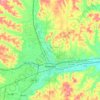 Mappa topografica Newark, altitudine, rilievo