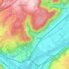 Mappa topografica Zewen, altitudine, rilievo