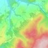 Mappa topografica Grune, altitudine, rilievo