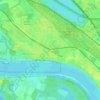 Mappa topografica Ensen, altitudine, rilievo