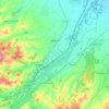 Mappa topografica Medesano, altitudine, rilievo