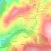 Mappa topografica Bodaño, altitudine, rilievo