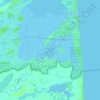 Mappa topografica Starbase, altitudine, rilievo