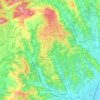 Mappa topografica San Pietro di Feletto, altitudine, rilievo