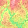 Mappa topografica Медведевское сельское поселение, altitudine, rilievo