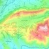 Mappa topografica Durazzano, altitudine, rilievo