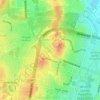 Mappa topografica Dean Park, altitudine, rilievo