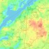 Mappa topografica Rieseby, altitudine, rilievo