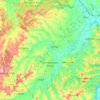 Mappa topografica San Damiano d'Asti, altitudine, rilievo