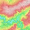 Mappa topografica La Gleize, altitudine, rilievo