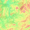 Mappa topografica Усть-Кабырзинское сельское поселение, altitudine, rilievo