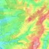 Mappa topografica 66773, altitudine, rilievo