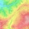 Mappa topografica Wallroth, altitudine, rilievo