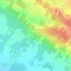 Mappa topografica Brie-sous-Matha, altitudine, rilievo