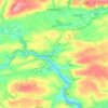 Mappa topografica Inishannon, altitudine, rilievo