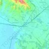 Mappa topografica Altopascio, altitudine, rilievo