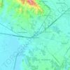 Mappa topografica Altopascio, altitudine, rilievo