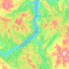Mappa topografica городское поселение Кола, altitudine, rilievo