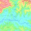 Mappa topografica Taquara, altitudine, rilievo
