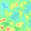 Mappa topografica Barnagrow Lough, altitudine, rilievo