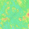 Mappa topografica Puula, altitudine, rilievo